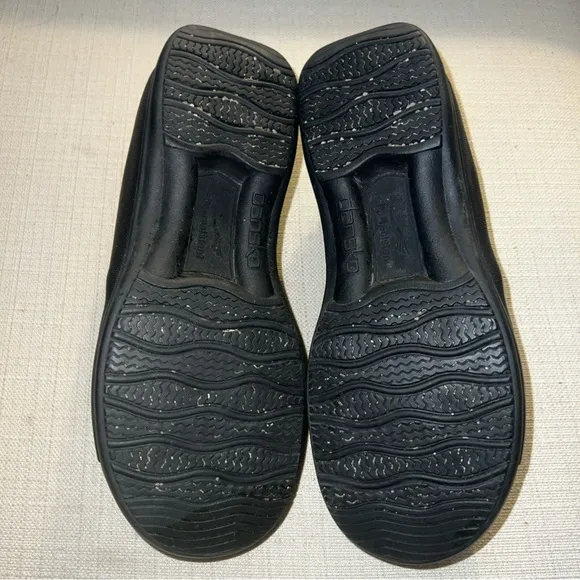 DANSKO Professional CLOG/SHOE Black Oiled Leather size 9.5M