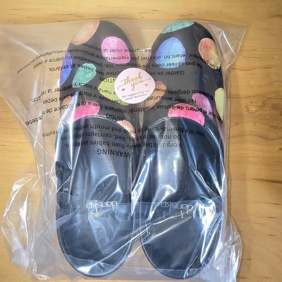 Dansko Professional Planet Patent Leather Nursing Medical Clogs EU 37 US 6.5-7