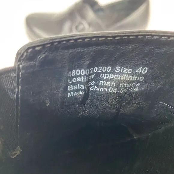 DANSKO Tamera black Leather Buckle Clogs Slip On Work Shoes Size EU 40/ US 9.5