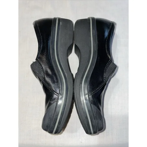 Dansko Vegan Women’s Nursing Shoes Sz 38 U.S. 7 M Black Fabric Coating Hospital