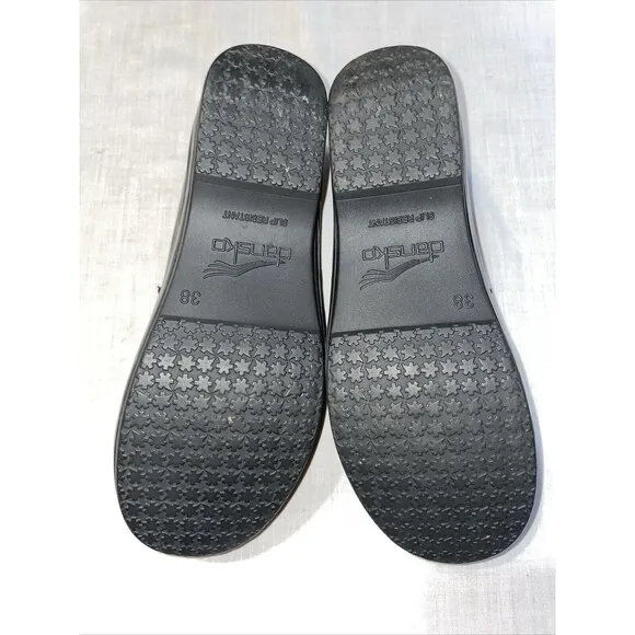 Dansko Vegan Women’s Nursing Shoes Sz 38 U.S. 7 M Black Fabric Coating Hospital