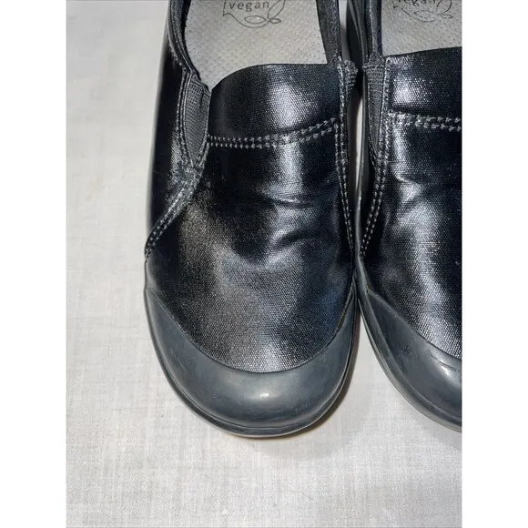 Dansko Vegan Women’s Nursing Shoes Sz 38 U.S. 7 M Black Fabric Coating Hospital