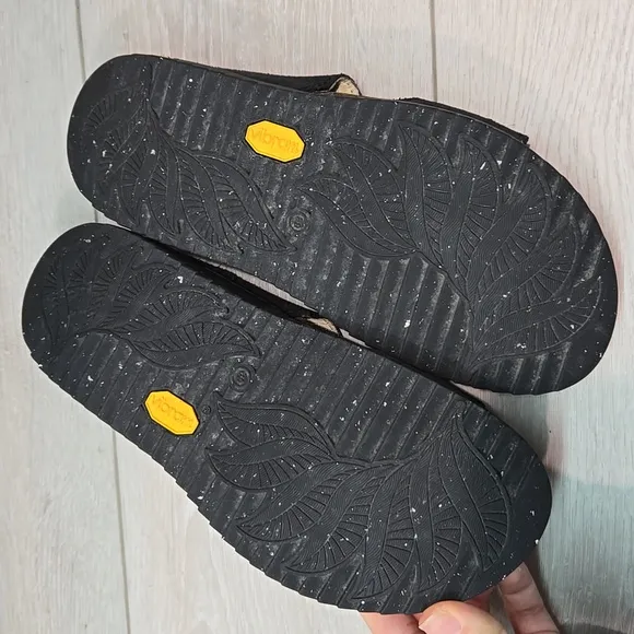 Dansko Women's Dayna Black Suede Sandals Shoes Sz 39/8.5-9