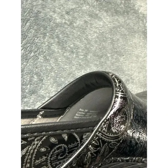 Dansko Women's LT Pro Clogs Shoes Paisley Patent Leather 2019 EU 36,  5.5-6 US