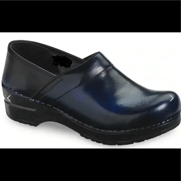 Dansko Women’s Navy Blue Clogs Shoes Size 38 7.5-8