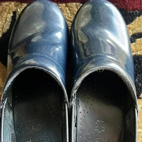 Dansko Women’s Navy Blue Clogs Shoes Size 38 7.5-8