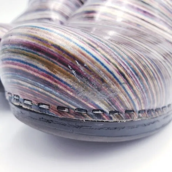Dansko Women's Pro XP Muli Stripe Patent Leather Clogs Women's EU 37 US 7-7.5