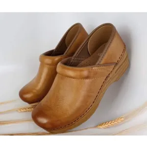 Dansko Women's Professional Clogs US 10 Honey Distressed