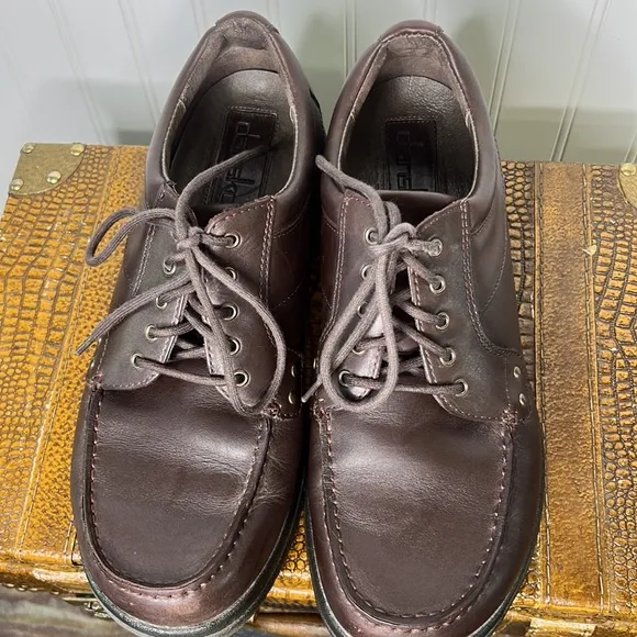 Dansko Wyatt Mens Mocha Brown Leather Oxford Size 10.5 or EU44