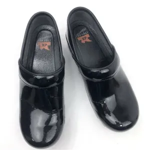 Dansko XP Black Patent Leather Slip On Support Work Professional Clogs