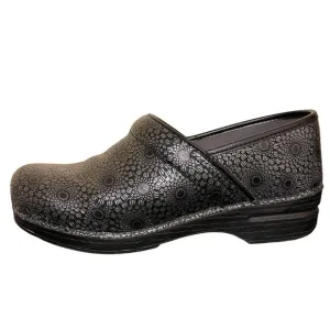 Dansko XP Pro Medallion Black Leather Slip On Clogs Size 42 (U.S. 11.5-12)