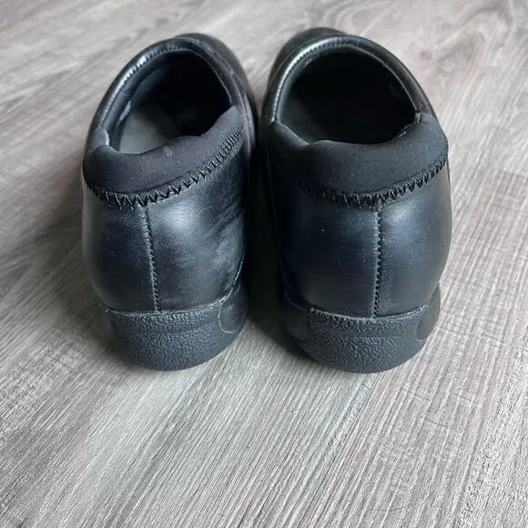 DANSKO black leather clogs