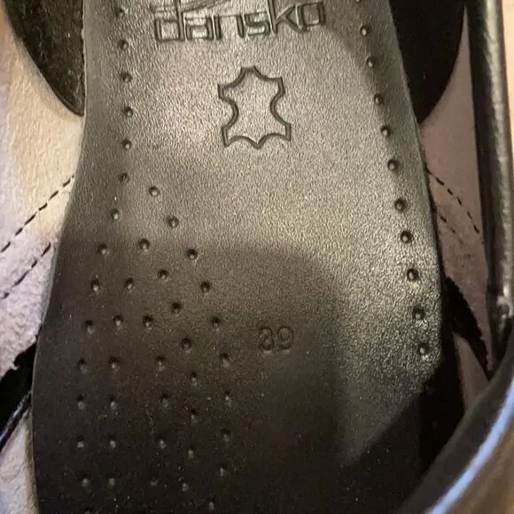 Dansko Matte Black Cabrio Clogs