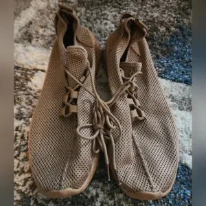 Designed 2020 Beige Mesh Men's Sneakers Rubber Sole Ultralight Non-slip    Sz 45