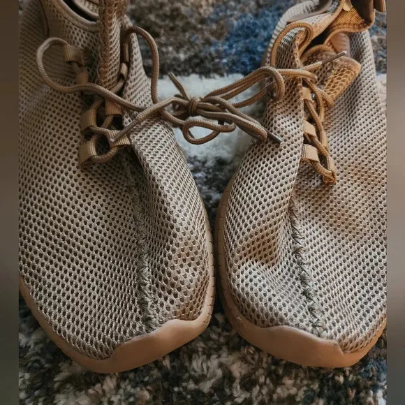 Designed 2020 Beige Mesh Men's Sneakers Rubber Sole Ultralight Non-slip    Sz 45