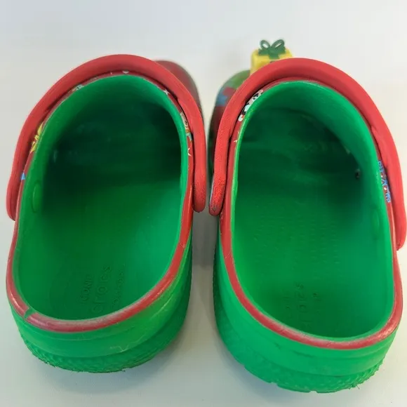 Disney Parks Holiday Crocs Kids Unisex C11 Clogs Mickey &amp; Friends