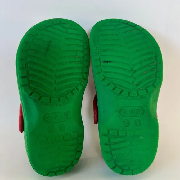 Disney Parks Holiday Crocs Kids Unisex C11 Clogs Mickey &amp; Friends