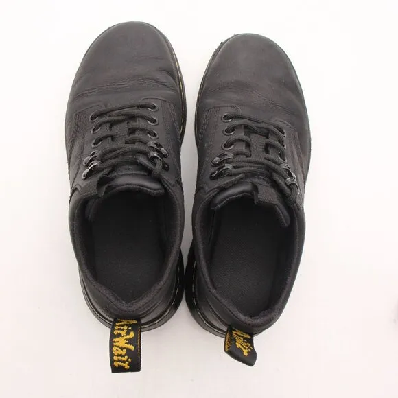 Doc Dr Martens Reeder Men's 6 Women's 7 Black Leather Lace Up Oxfords Shoes