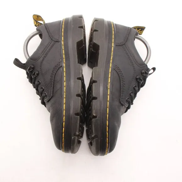 Doc Dr Martens Reeder Men's 6 Women's 7 Black Leather Lace Up Oxfords Shoes