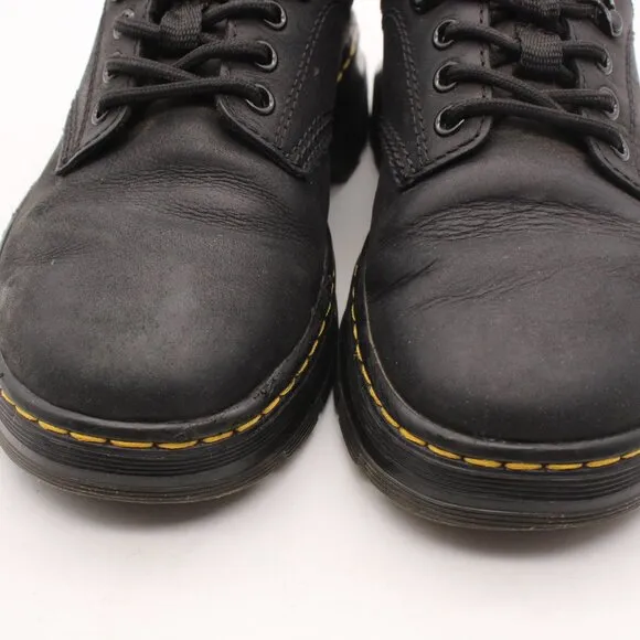 Doc Dr Martens Reeder Men's 6 Women's 7 Black Leather Lace Up Oxfords Shoes