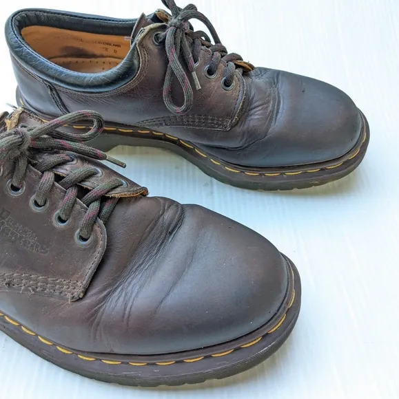 DOC MARTENS 8053 Vintage MIE brown leather oxford loafers