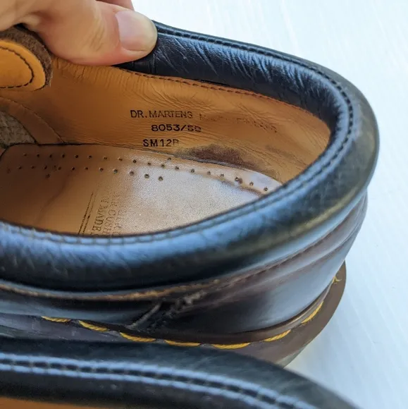 DOC MARTENS 8053 Vintage MIE brown leather oxford loafers