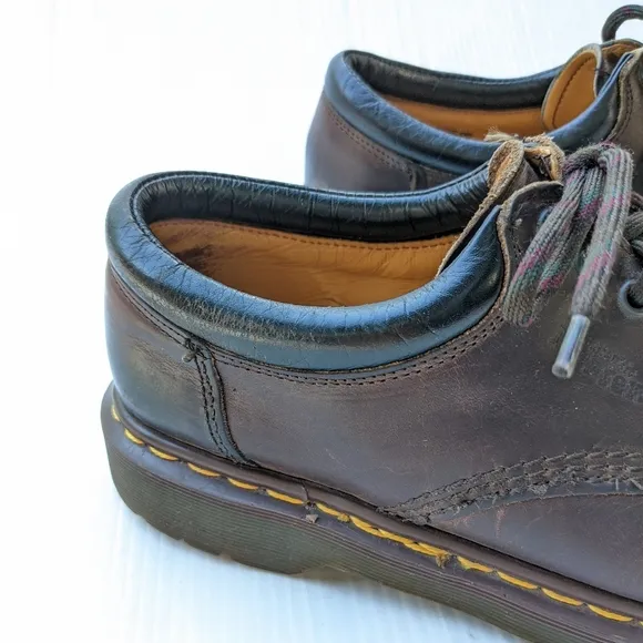 DOC MARTENS 8053 Vintage MIE brown leather oxford loafers