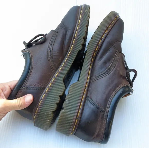 DOC MARTENS 8053 Vintage MIE brown leather oxford loafers