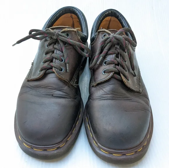 DOC MARTENS 8053 Vintage MIE brown leather oxford loafers