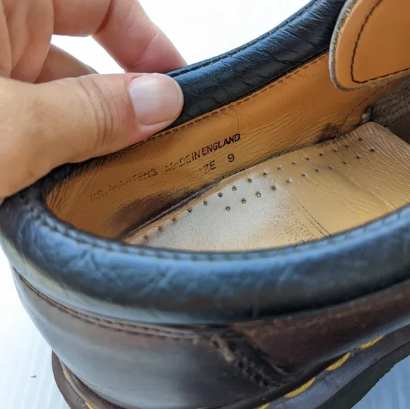 DOC MARTENS 8053 Vintage MIE brown leather oxford loafers