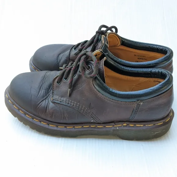 DOC MARTENS 8053 Vintage MIE brown leather oxford loafers