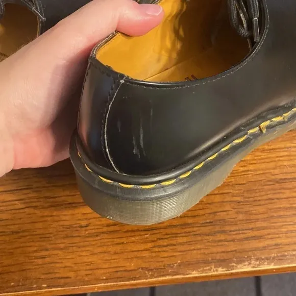 Doc Martens Vintage Made In England Black Leather Oxfords​