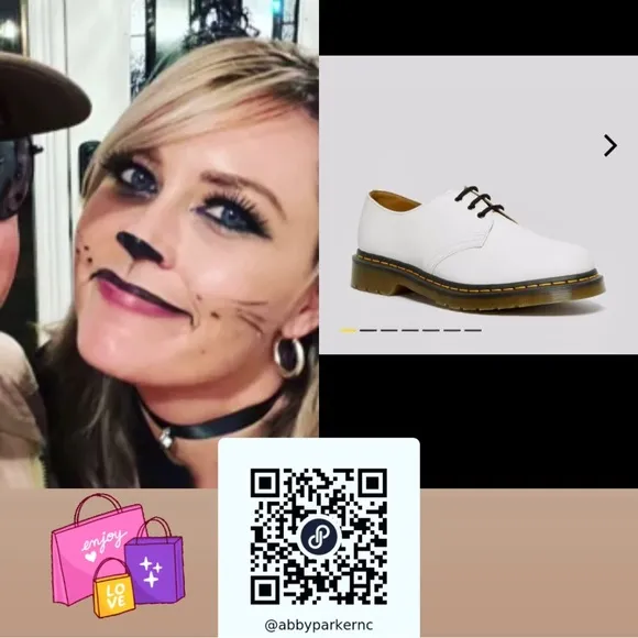 🤍Doc Martens 🤍 Women’s Size 8 &amp; 10🤍 White Patent Leather 3 Hole Oxfords