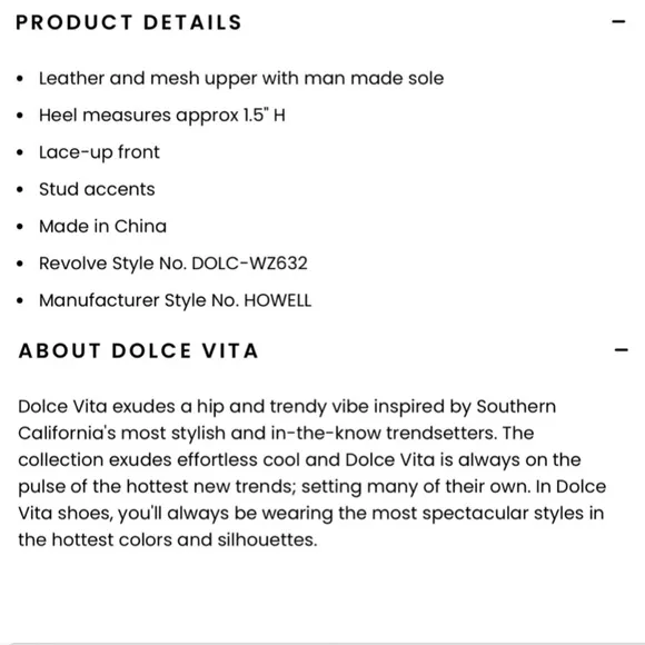 DOLCE VITA 9.5 RARE Women’s Howell Leather Mesh Studded Retro Oxfords • REVOLVE