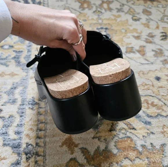 Dolce Vita Yevan Buckled Studded Platform Clogs