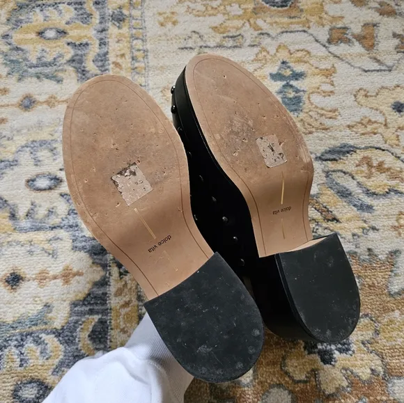 Dolce Vita Yevan Buckled Studded Platform Clogs