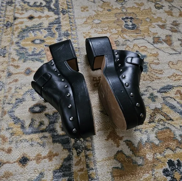 Dolce Vita Yevan Buckled Studded Platform Clogs
