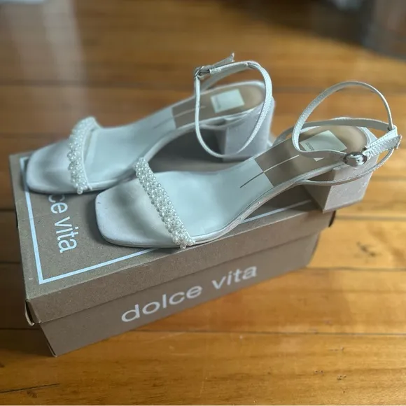 Dolce Vita Zalima Pearl Block Heels