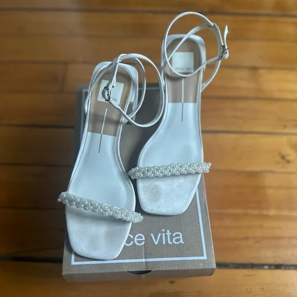Dolce Vita Zalima Pearl Block Heels