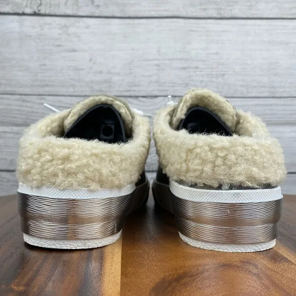 Dolce Vita Zeta Plush Mule Camo Slip On Canvas Shoe Women’s Sneaker Size 7