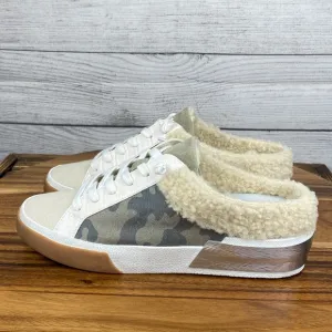 Dolce Vita Zeta Plush Mule Camo Slip On Canvas Shoe Women’s Sneaker Size 7