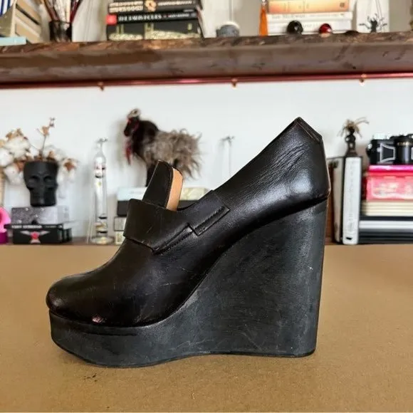 Dolls Kill E Platform Leather Oxfords