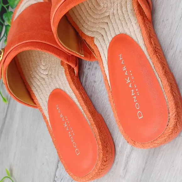 Donna Karan Taci Flat Slide NIB
