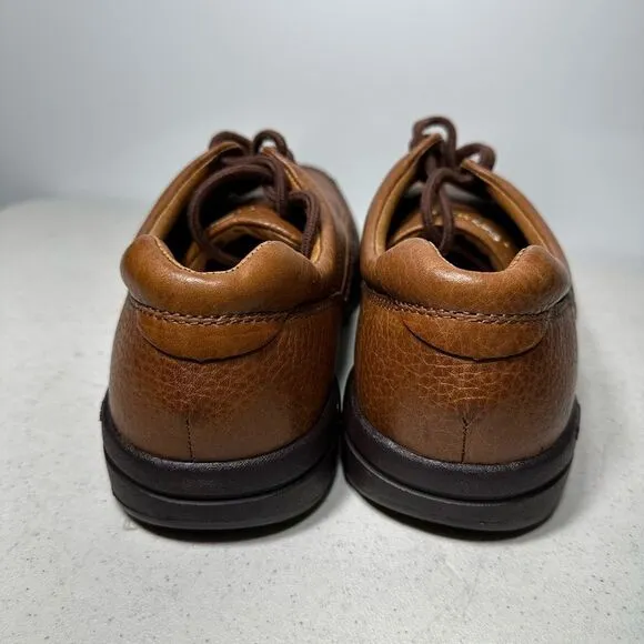 Dr. Comfort 8020 Stallion Leather Diabetic Oxfords Chestnut Brown Men's 11W