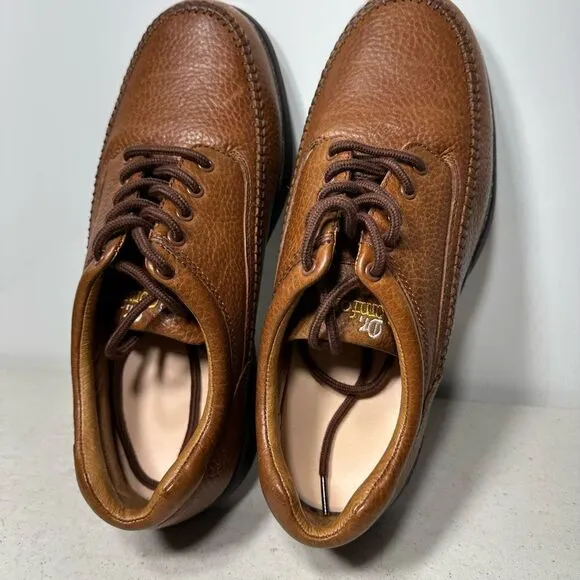 Dr. Comfort 8020 Stallion Leather Diabetic Oxfords Chestnut Brown Men's 11W