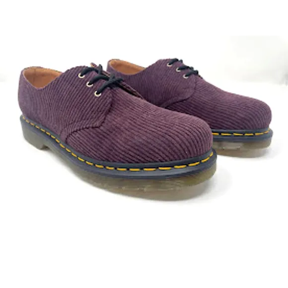 Dr. Doc Martens 1461 Duchess Corduroy Oxfords - Oxblood - LA004 Men's US 8