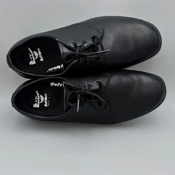 Dr Doc Martens Cavendish Black Leather oxfords Men 10 lace up