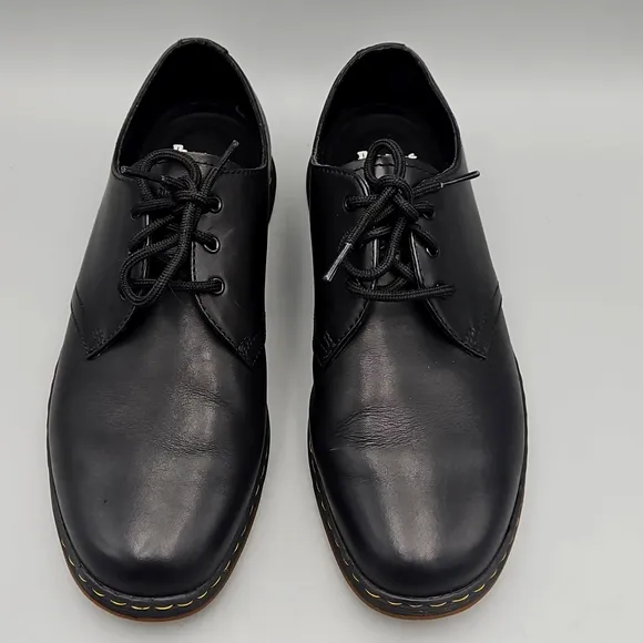 Dr Doc Martens Cavendish Black Leather oxfords Men 10 lace up