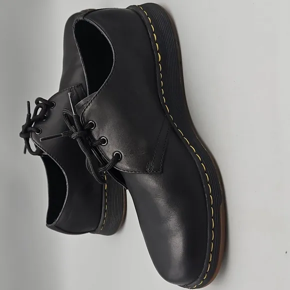 Dr Doc Martens Cavendish Black Leather oxfords Men 10 lace up