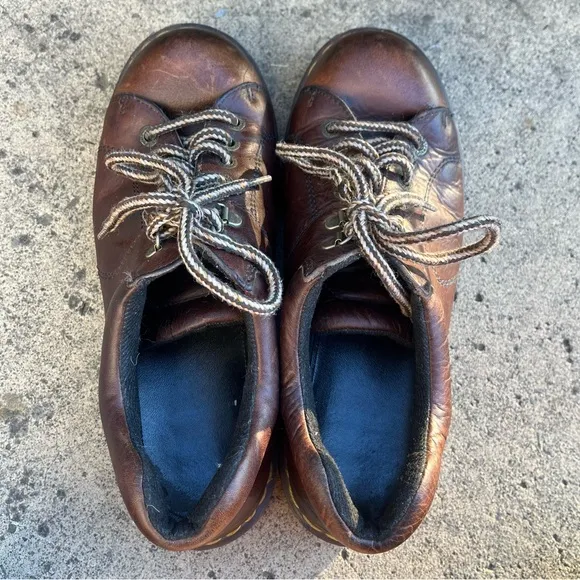 Dr. Marten 8312 Vintage 90s Y2K 4-Eye Leather Lace Up Oxford Made in England MIE